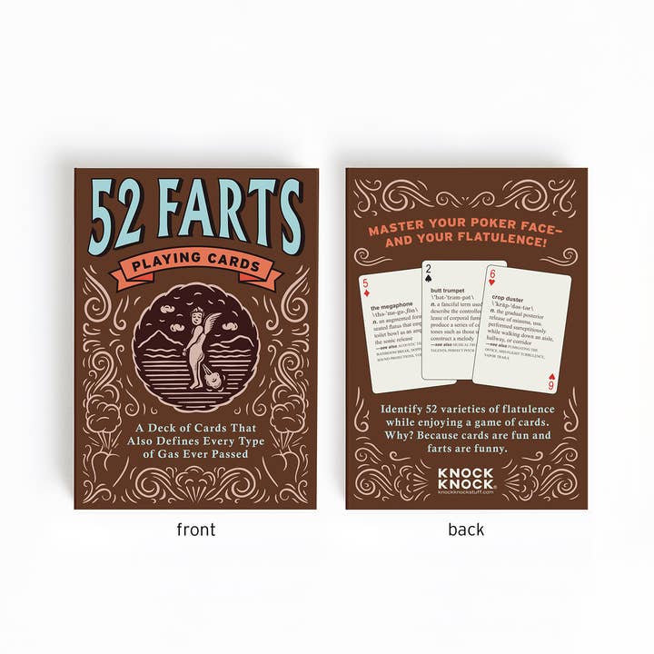 Knock Knock - Wholesale Playing Cards - 52 Farts Playing Cards Deck