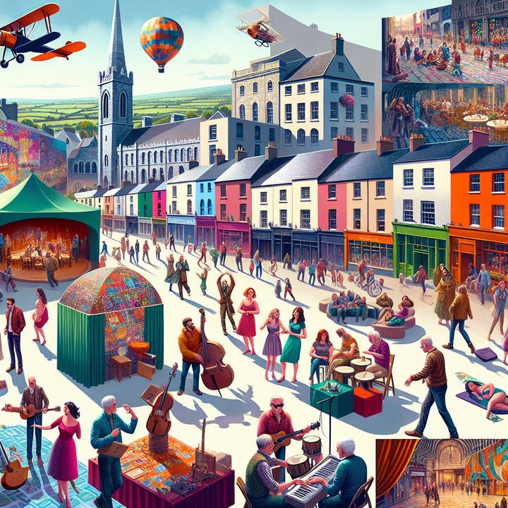 Artistry Rack - Wholesale Doe-het-zelf-knutselset - Het Galway International Arts Festival - Galway, Ierland - Doe-het-zelf Schilderen op Nummer Kit2