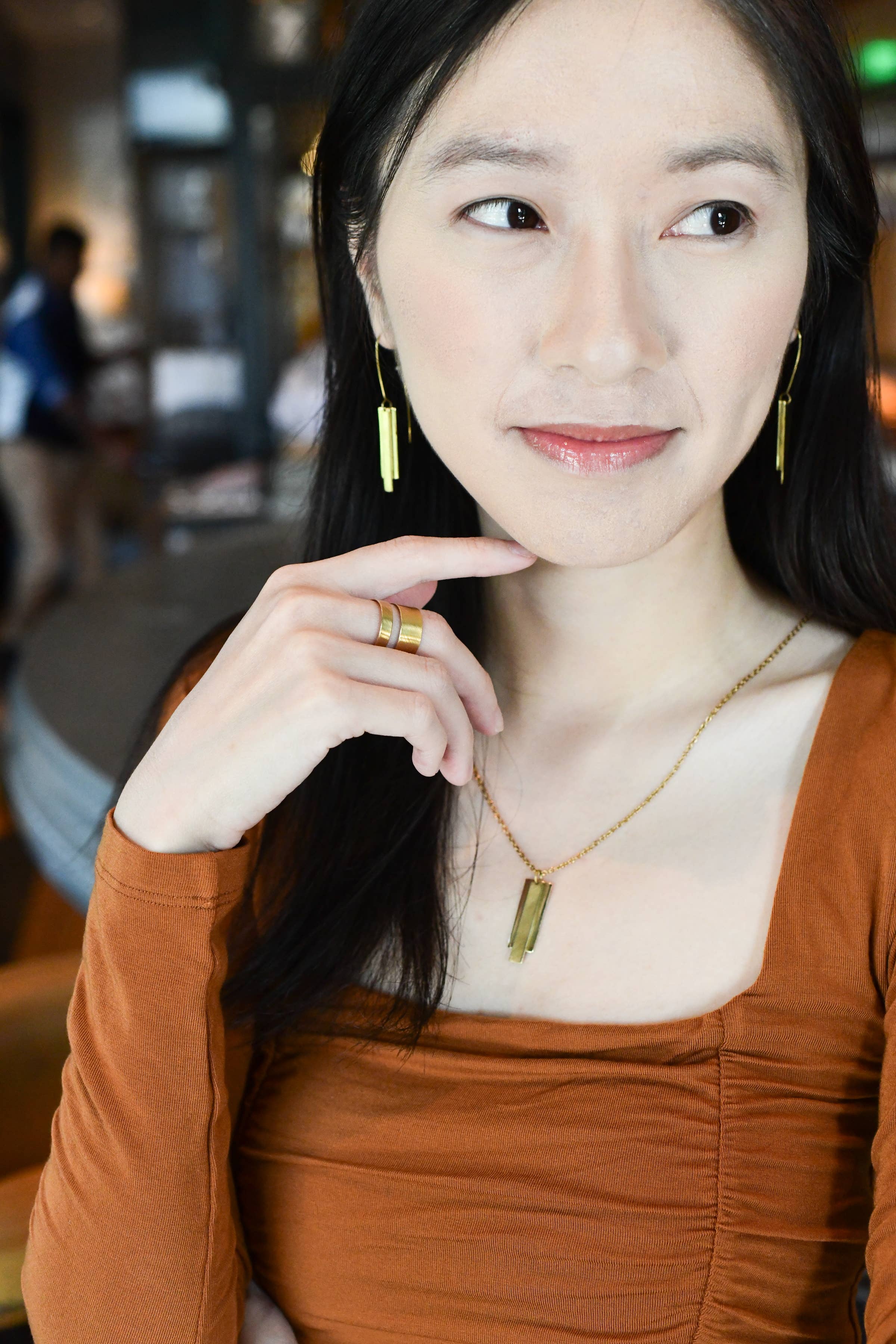 PURPOSE Jewelry - Wholesale Dangle Earrings - Honor Charm Threader Earrings1