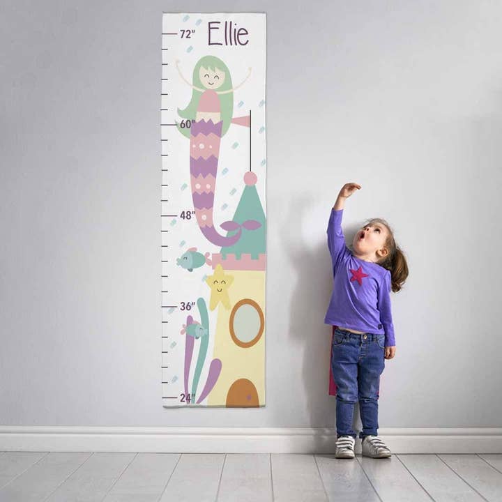 Havfrue Mærkat Vækst Chart for engroshandel hos Potter's Printing