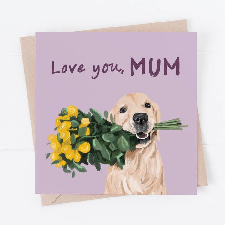 Mothers Day Card, dog mom for wholesale by Richarts Designs
