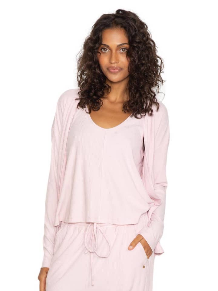 RIB CARDIGAN for wholesale by LATTELOVE