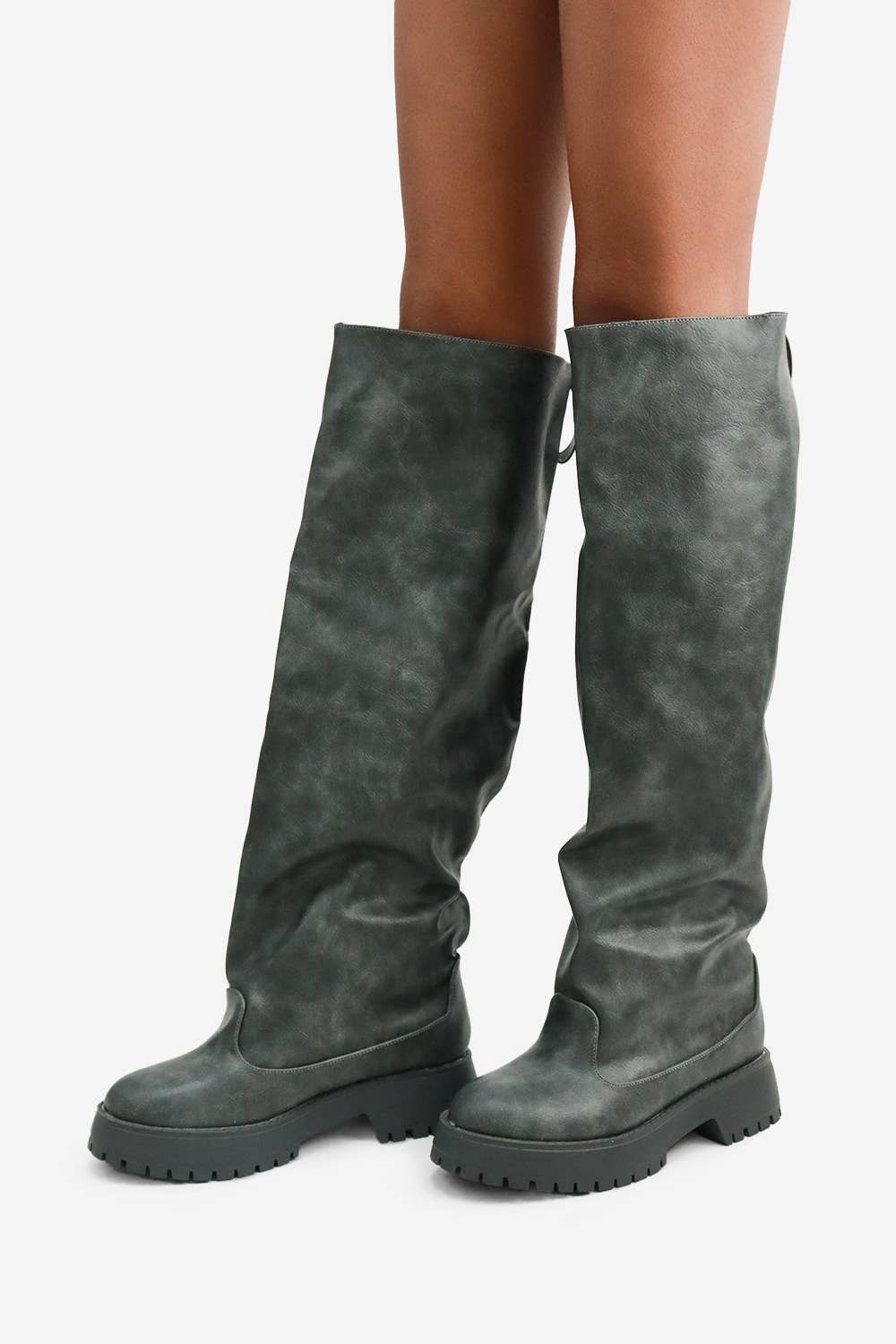 Lemonade Shoes – Engroshandel Støvler - Dame – CITY OF GOD høje slaskede støvler med robust sål3