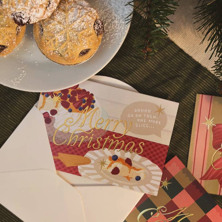 Daymaker Stationery - Wholesale Birthday card - 'Merry Christmas' Boxed Card Set (6pk) with Gold Foil5