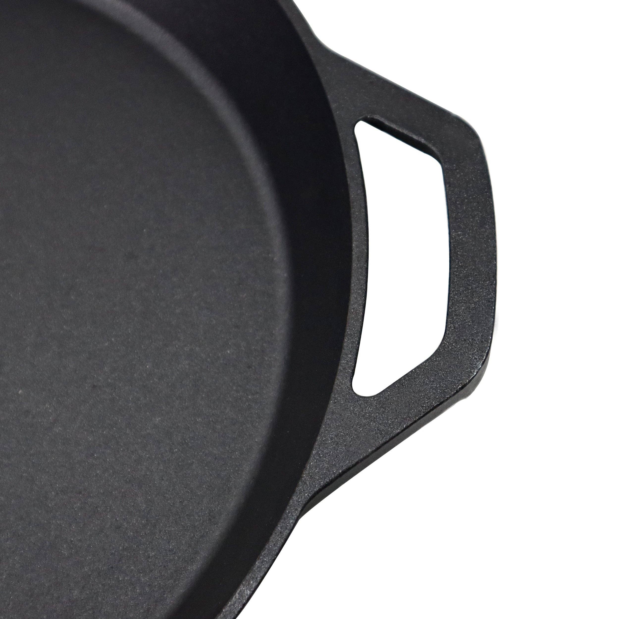 Crucible Cookware - Wholesale Cast Iron Skillet - 15.75-Inch (40 cm) Cast Iron Skillet Set with Dual Loop Hand7