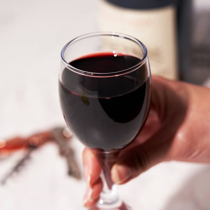 Clear Vino Wine Tasting Glasses Set of 4 for wholesale on Faire2