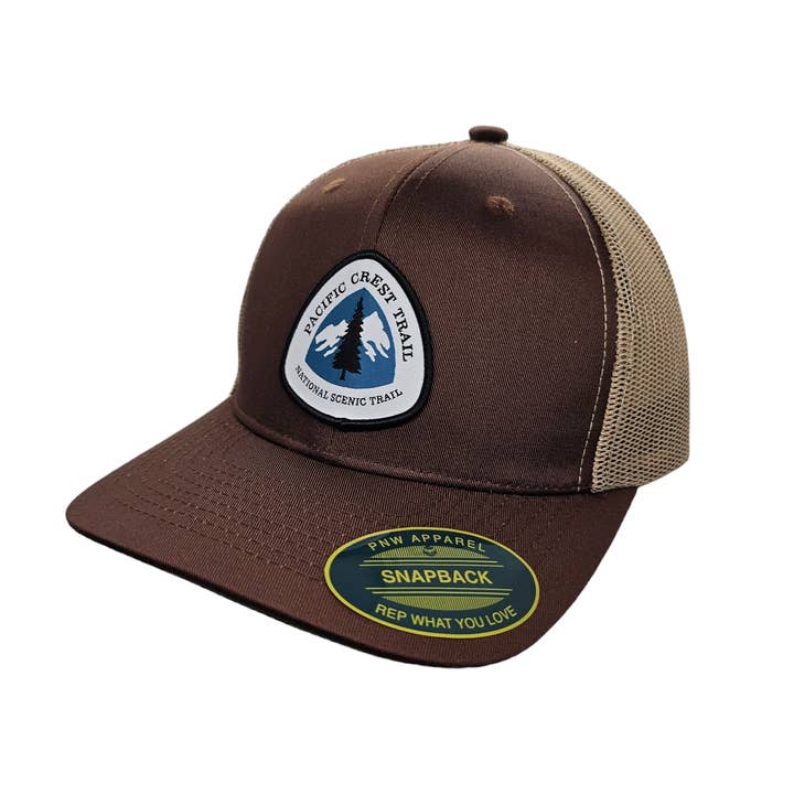 PNW Apparel - Wholesale Trucker Hat - Unisex - Pacific Crest Trail Snapback Hat with PCT Patch4