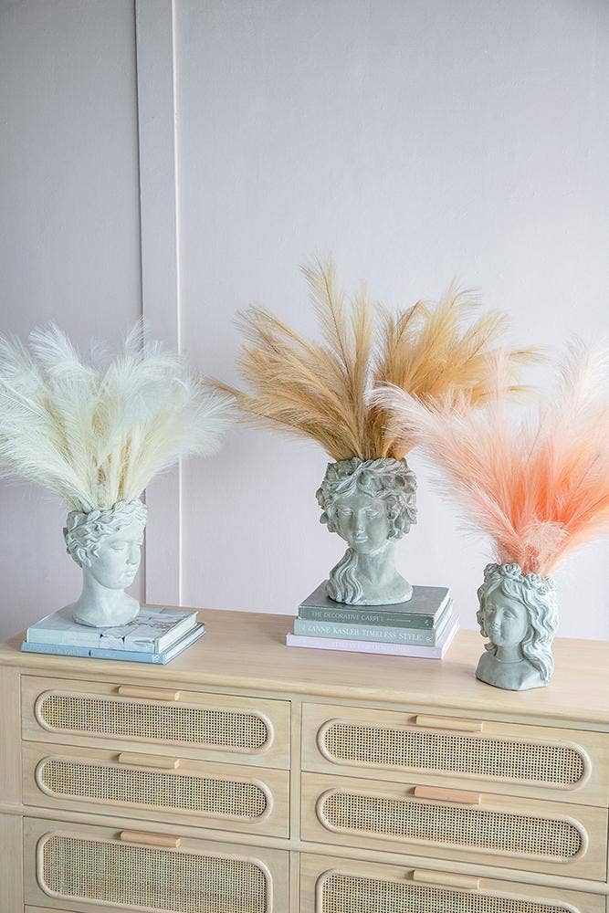 A&B Home Group Inc. - Wholesale Artificial Plant - 8x1x31.5"H 3pc/Bag Taupe Pampas Grass Bouquet8