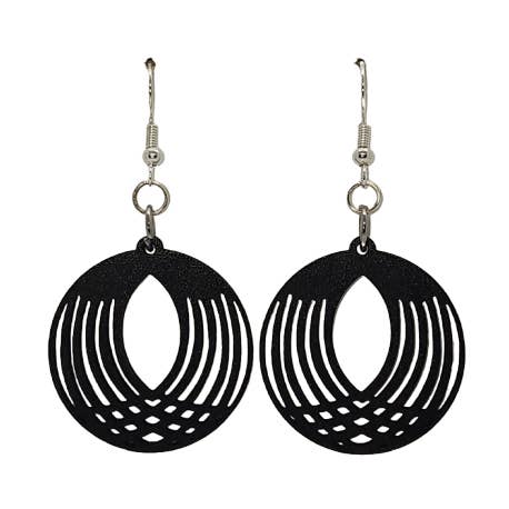 Círculos Concêntricos por atacado de Al Wood Earrings