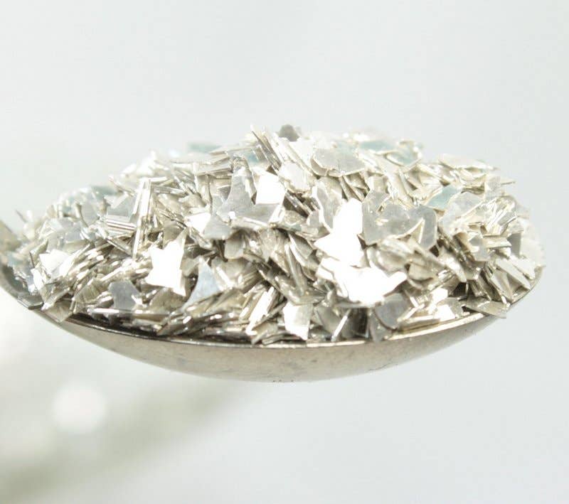 Silver German Glass Glitter - Real Super Shard Glitter for wholesale on Faire1
