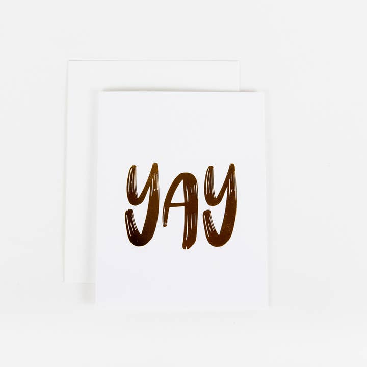 Wrinkle & Crease Paper Products - Wholesale Everyday Greeting Card - Yay - Greeting Card1