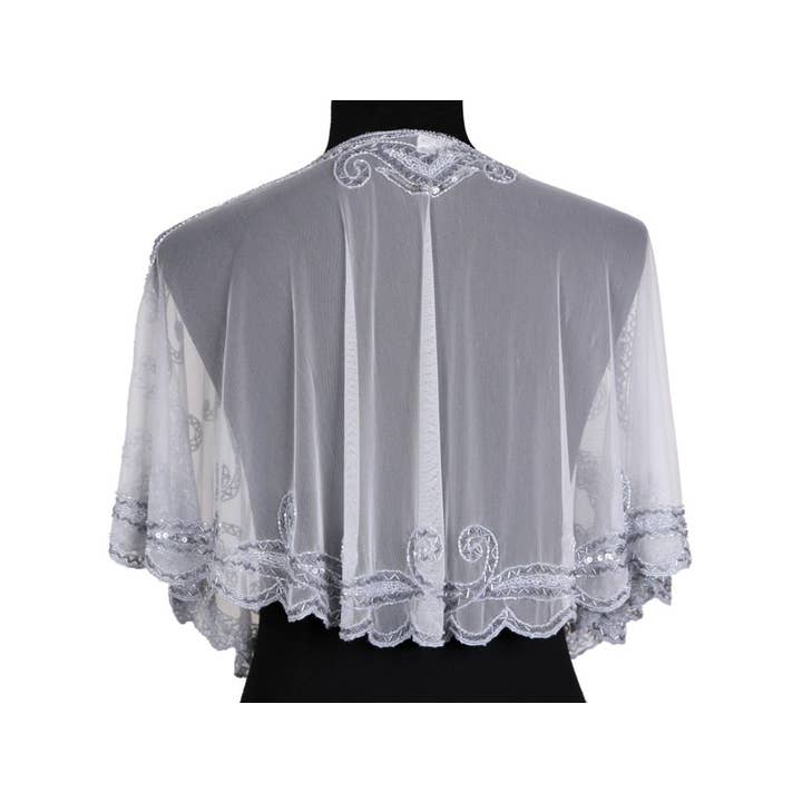 Western Fashion - Wholesale Cape - Women's - 8906 - Beaded Flapper Cape18