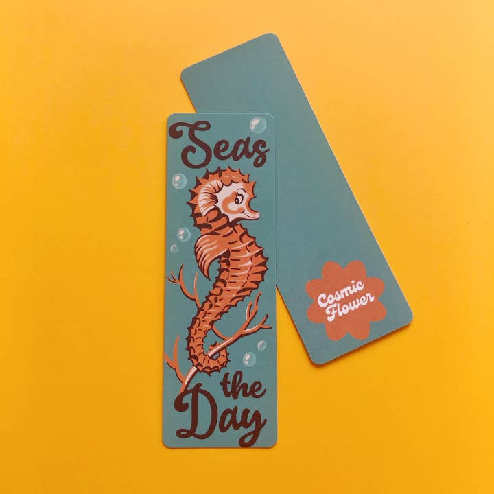 Seas The Day Bookmark for wholesale by Cosmic Flower