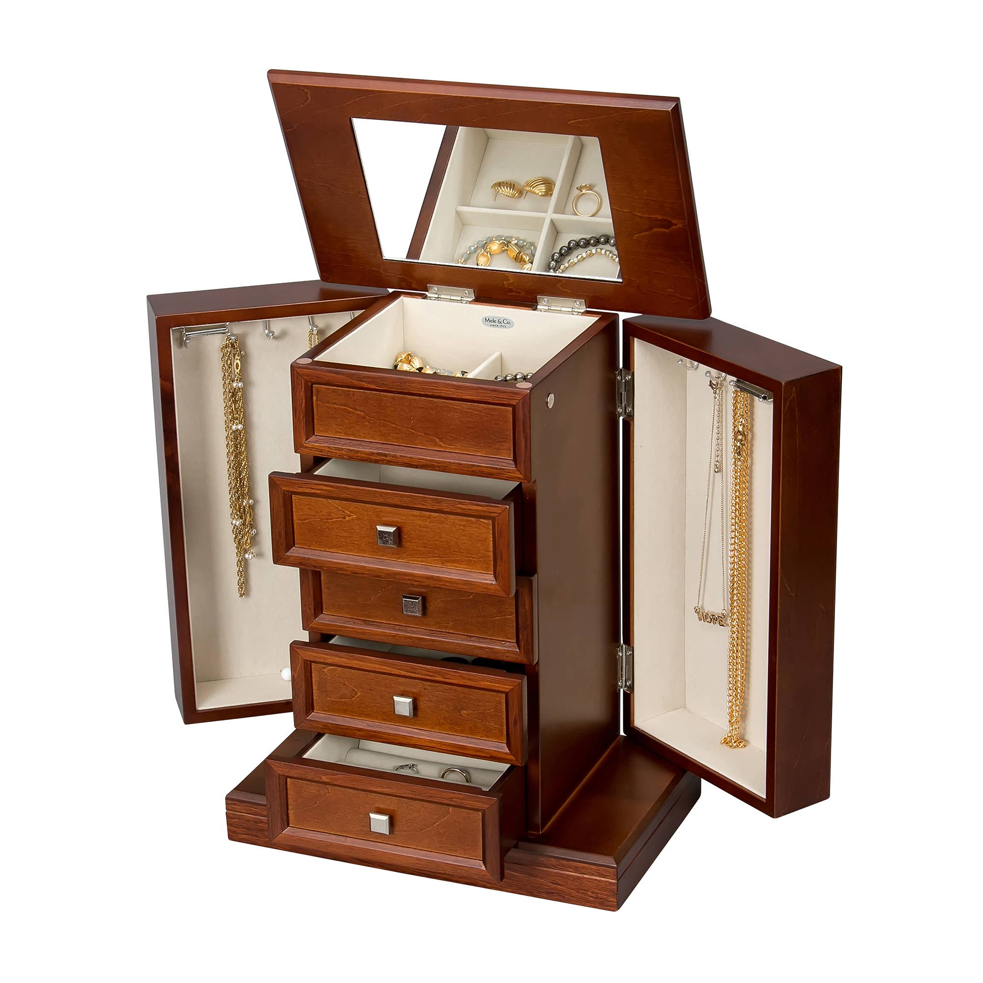 Mele and Co - Vente Boîte/rangement à bijoux - Boîte à bijoux en bois Mele and Co Thea3