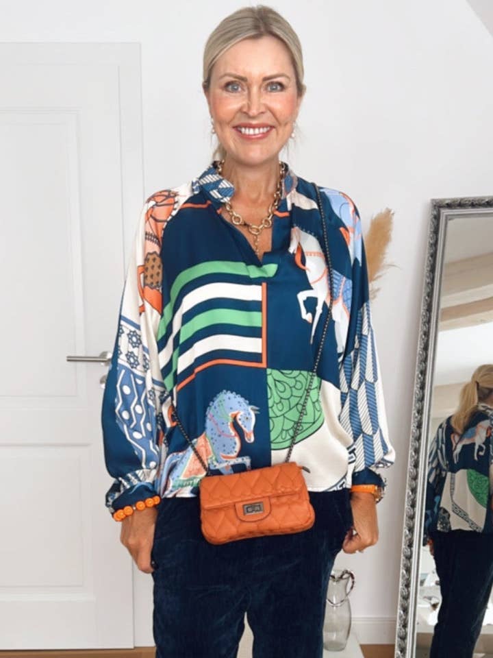 Bluse Vcacao für den Großhandel von V. Milano GmbH