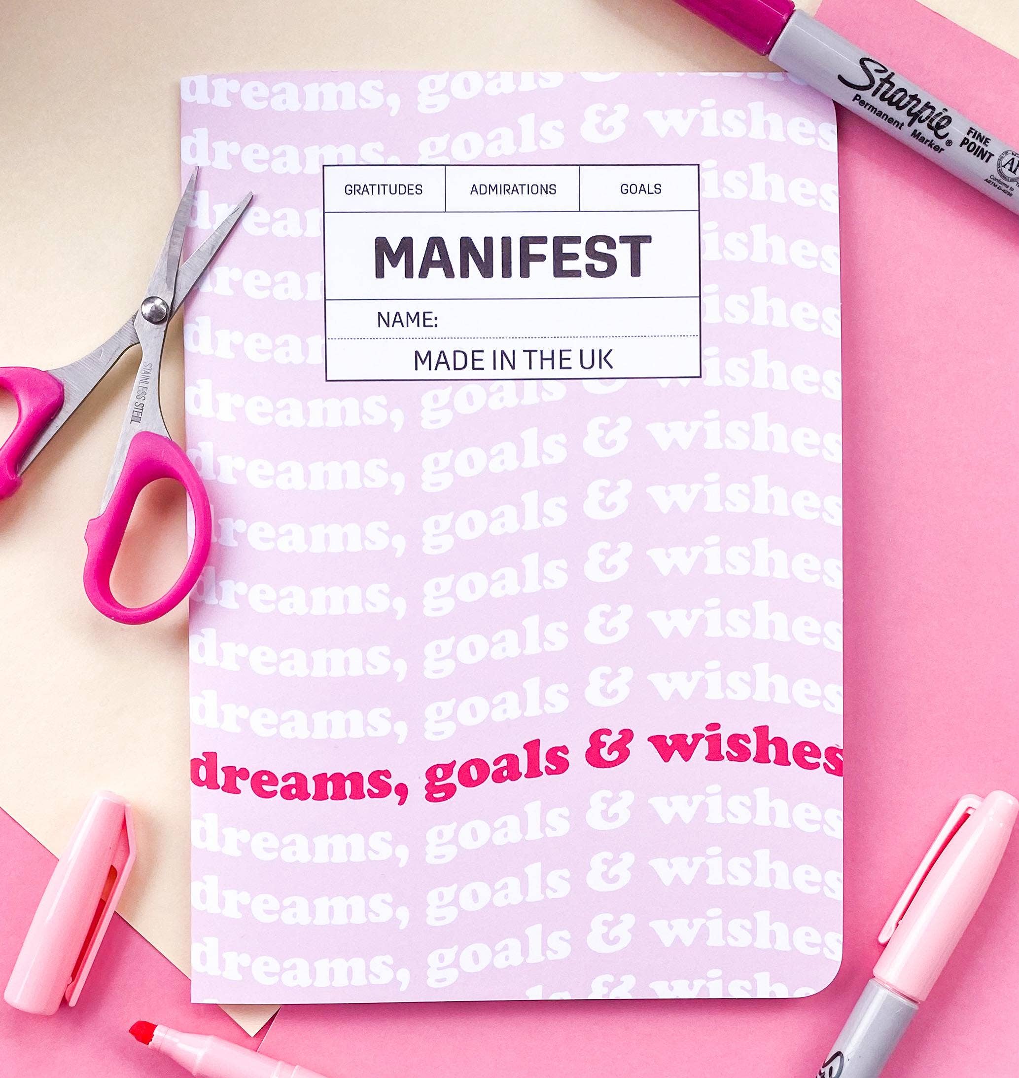 Wholesale Dreams, Goals and Wishes Manifesting Journal for your store -  Faire