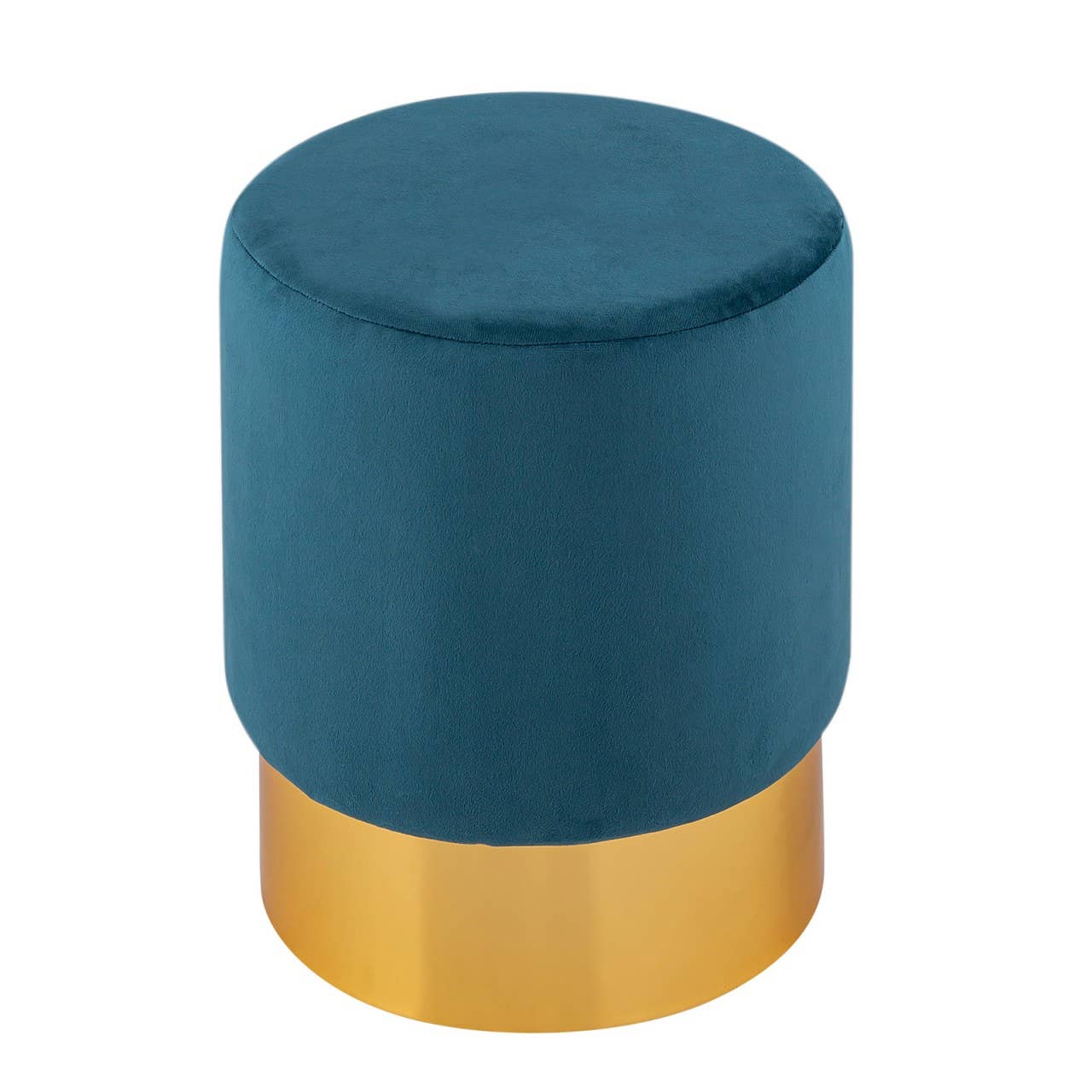 Voglrieder - Wholesale Pouf - Velvet stool 2nd choice velvet pouf, diameter 31 cm, height 43 cm17