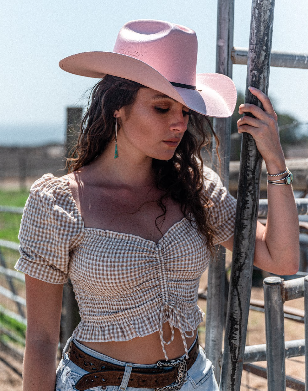 American Hat Makers - Venta al por mayor Sombrero cowboy - Unisex - Sombrero Vaquero Western de Lona y Algodón - Estilo Pioneer13