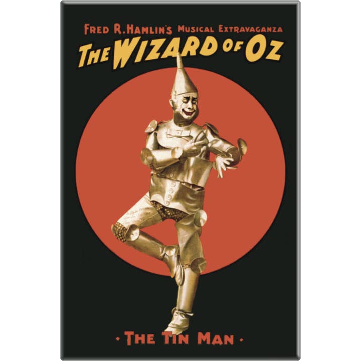 Square Deal Recordings & Supplies - Wholesale Magnet - Magnet - Wizard Of Oz, The - Tin Man Vintage Movie Ad Repro