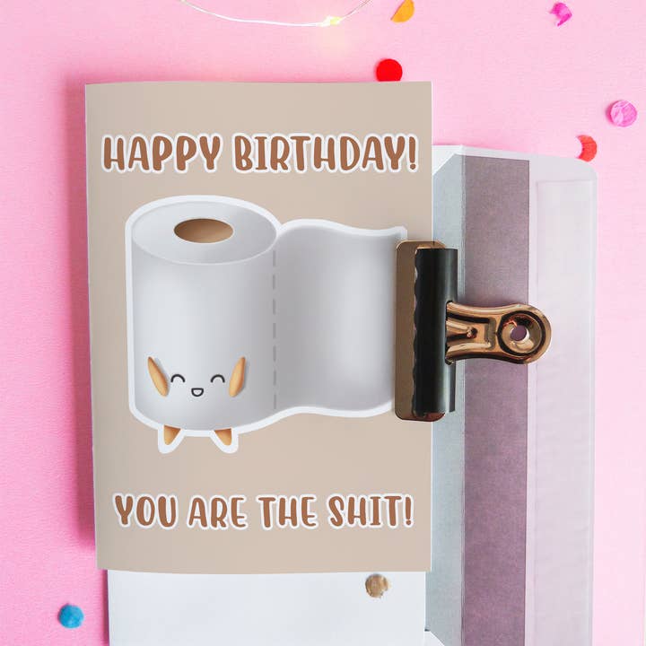 Join The Creative Side - Vente Cartes d'anniversaire - Carte de papier toilette, cartes d'anniversaire drôles, carte de voeux,4