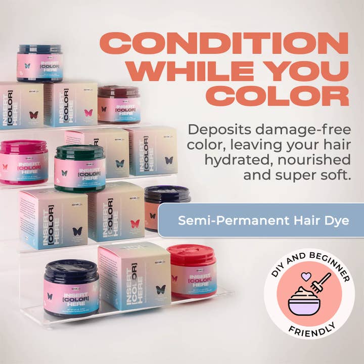 INH Hair - Wholesale Hair Dye - Insert Color Here - semi permanent hair color conditioner