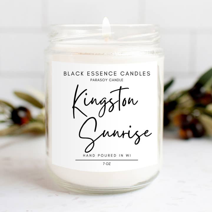 Kingston Sunrise Filled Candle - Island Vibes for wholesale by Black Essence Candles