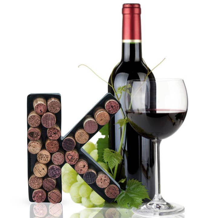 MADE EASY KIT - Wholesale Wine cork holder - Made Easy Kit Metal Letter Wine Cork Holder w/Wall Mount Kit70