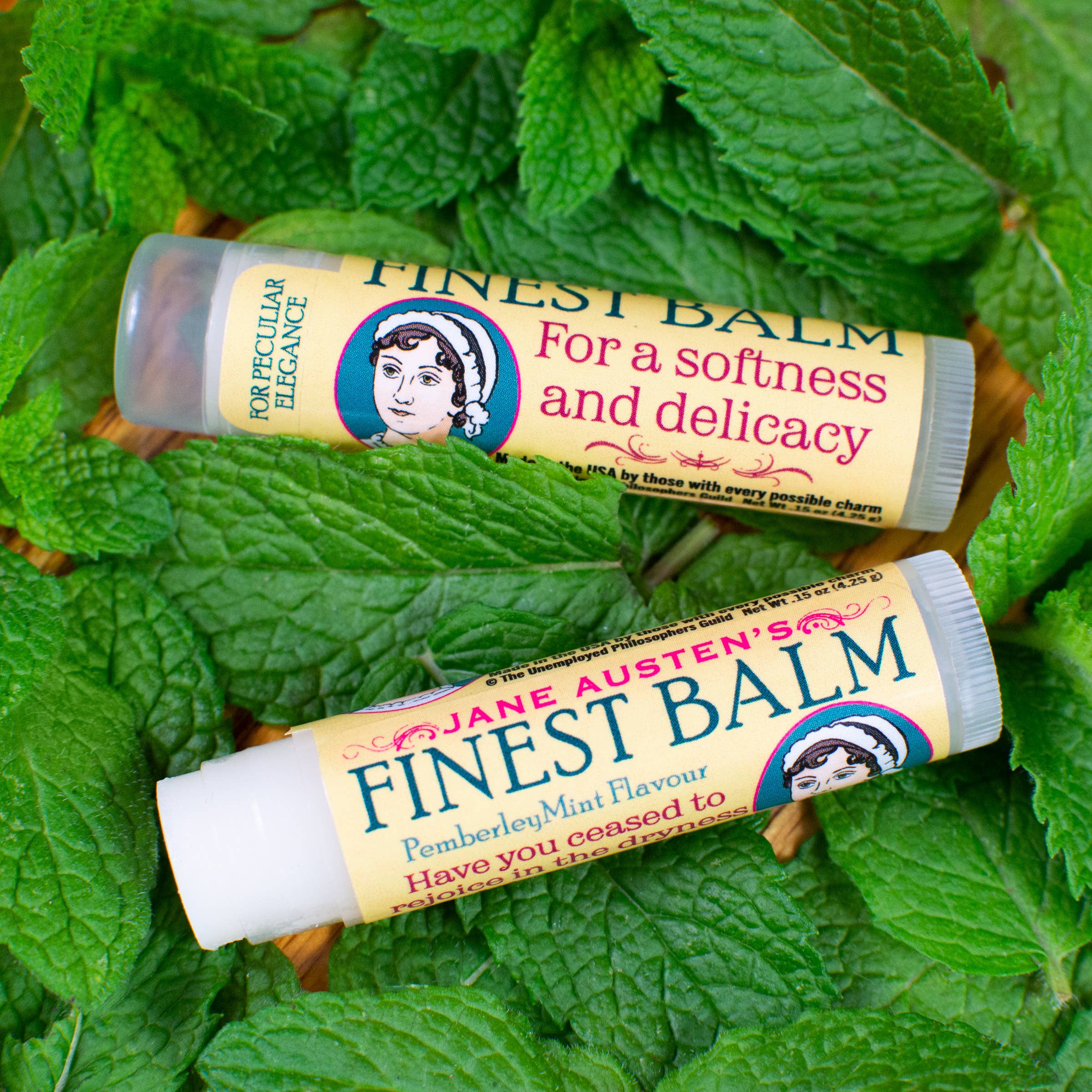Unemployed Philosophers Guild - Wholesale Lip Balm - Austen's Finest Lip Balm - Peppermint Flavor3