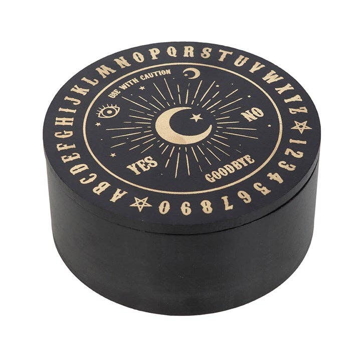 Something Different Wholesale – wholesale Jewellery box/organiser – Black Gothic Ouia Talking Board Jewellery Box2