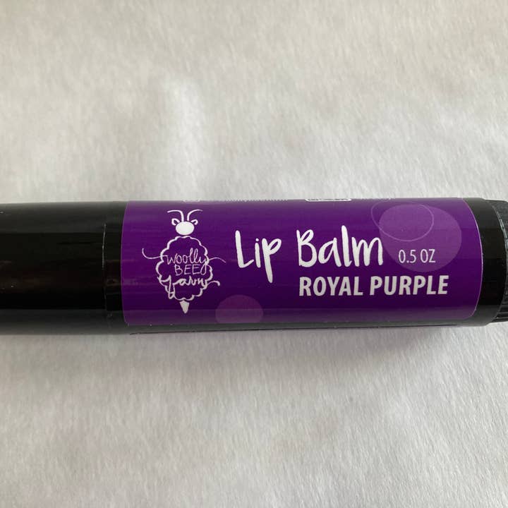 Royal Purple - Natural Lip Balm - 0.5 oz for wholesale by Woolly Bee Farm