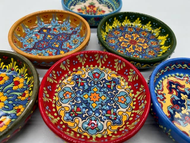 Natto USA - Wholesale Decorative Plate/Dish/Bowl - Ceramic Bowls Shallow 4" **SPECIAL SALE **$4.95**3