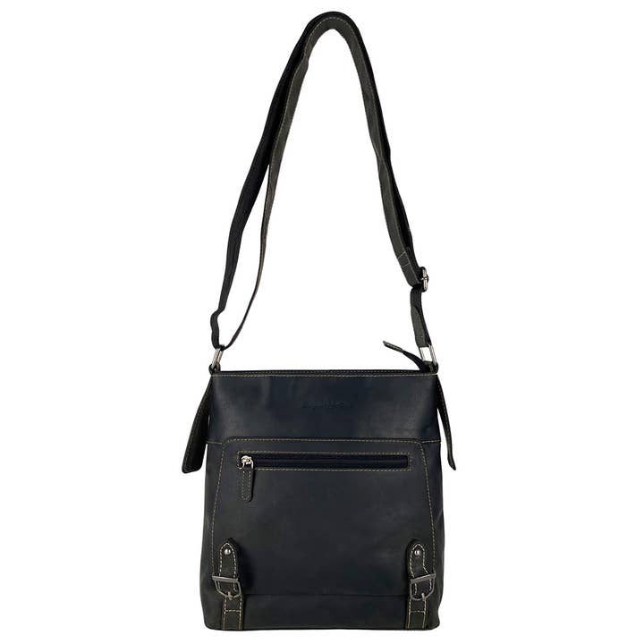 Arrigo – Großhandel Schultertasche – Unisex – Arrigo Unisex-Schultertasche aus Büffelleder, 3 Farben13