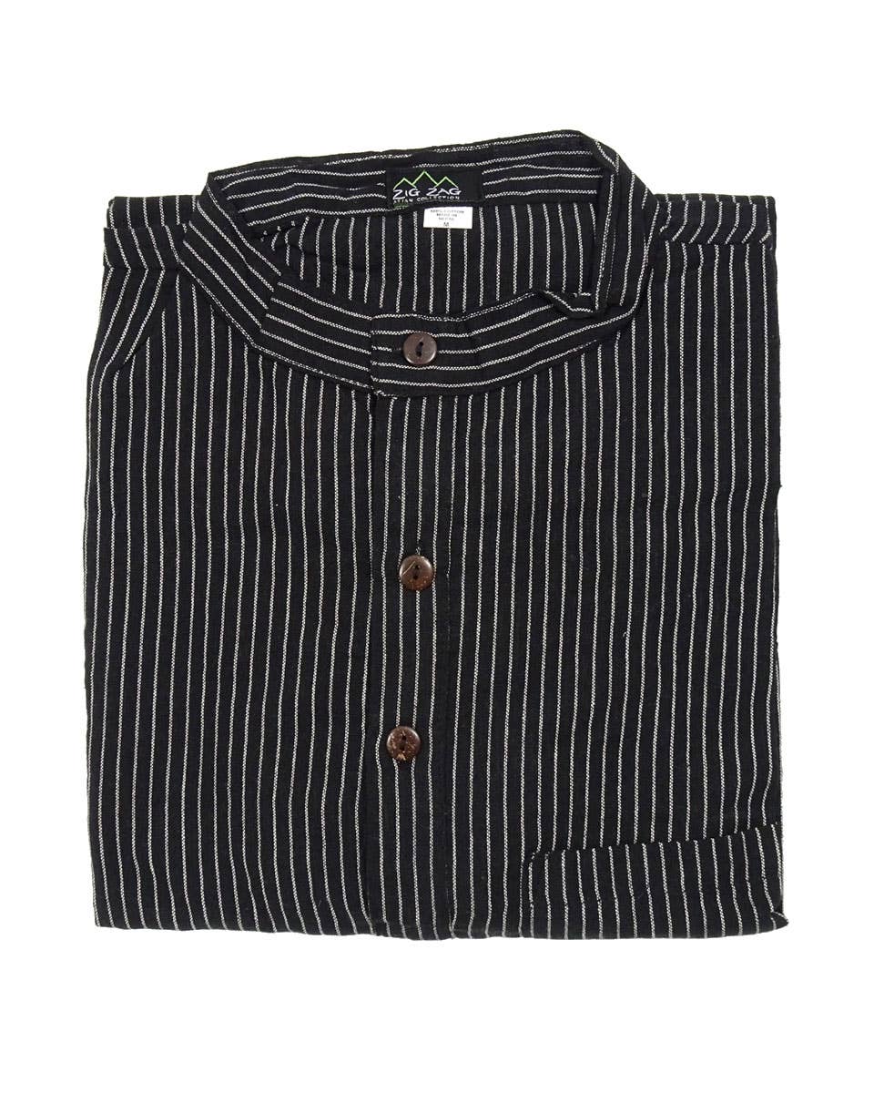 Zig Zag Asian Collection - Wholesale Button Down Shirt - Men's - Striped Cotton Kurta5