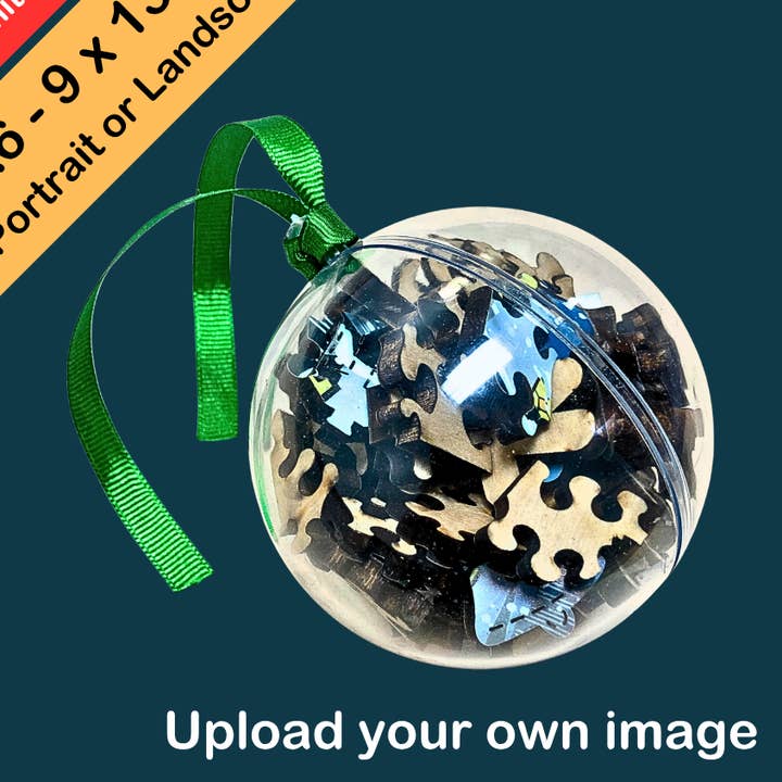 Bespoke A6 Christmas Ornament for wholesale by Anthology Puzzles