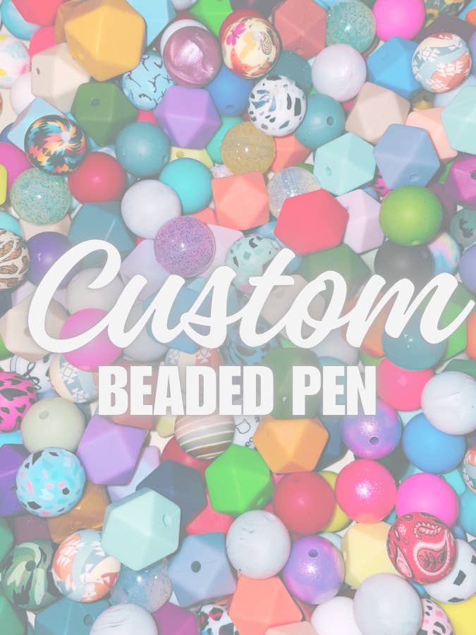 Custom Beaded Pen for wholesale by Rae’s Shop