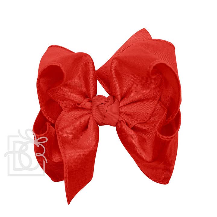 Beyond Creations, LLC - Wholesale Hair Bow - Kids - SILK BOW ON CLIP23