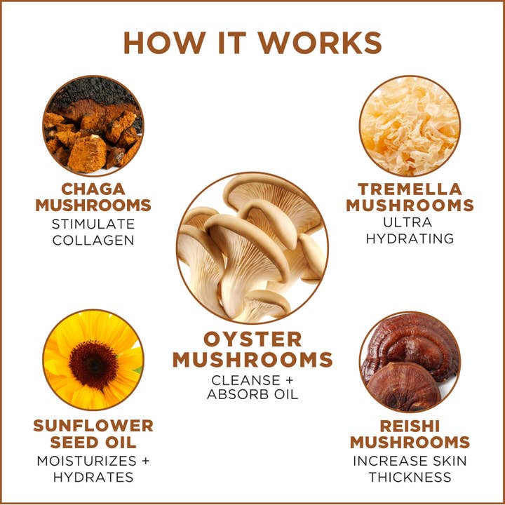 HEAR ME RAW - Wholesale Facial Cleanser - Good Clean Fungi Gentle Scrubbing Cleansing Balm- Refill Pod3