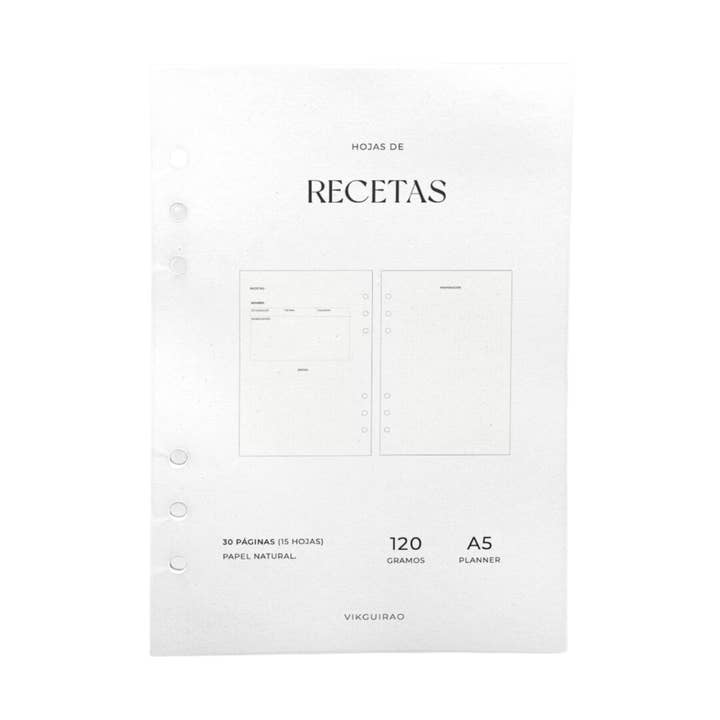 VULLING RECEPTENBLADEN voor wholesale door Vikguirao