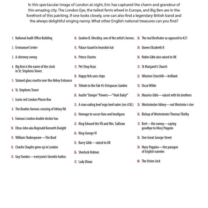 Boardwalk Puzzle Company - Wholesale Puzzle - Adult - London - 1000 Piece3