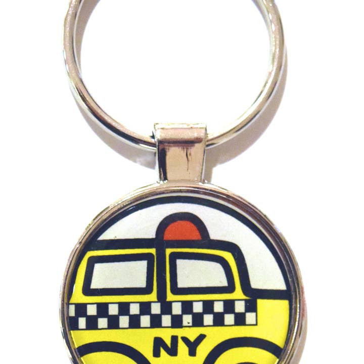 Mary Ellis - Wholesale Keychain - Unisex - New York Taxi Cab Keychain
