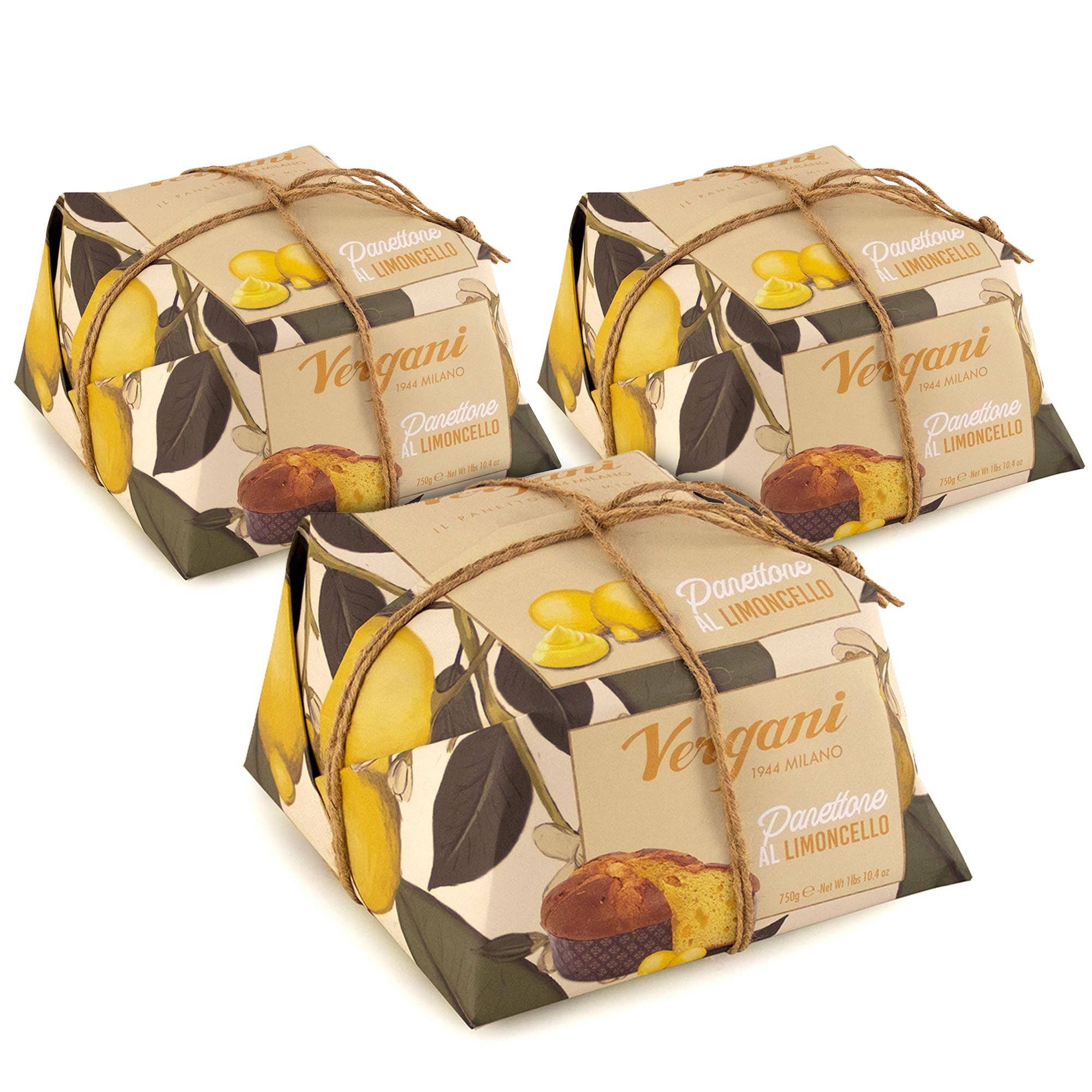 Food To Live - Wholesale Cake - Vergani Limoncello Panettone - 750g (1.65 lb)8