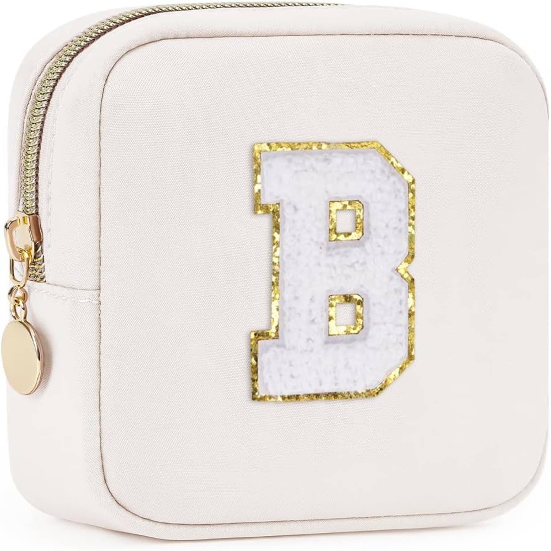 wandf – Großhandel Schmink-/Kosmetiktasche – Personalisierte Monogramm-Tasche Mini Initialen Schminktasche5