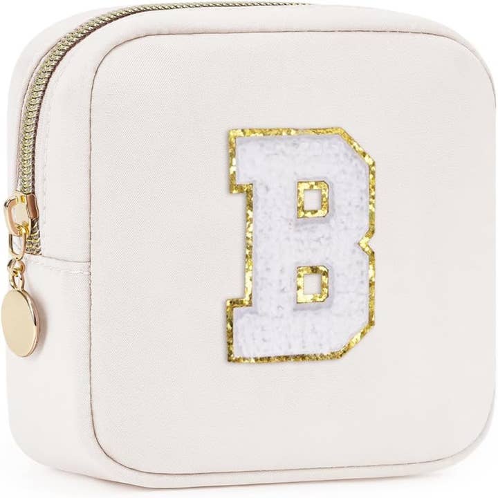 wandf – Großhandel Schmink-/Kosmetiktasche – Personalisierte Monogramm-Tasche Mini Initialen Schminktasche5