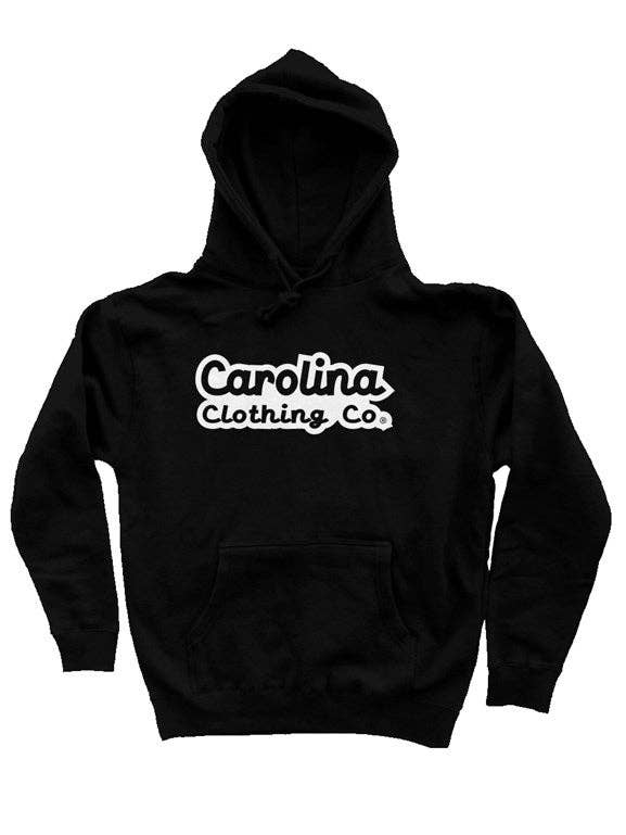 Modig vit logotyp män & kvinnor premium kvalitet hoodie -2 färgalternativ för wholesale av Shop Carolina Clothing Co.