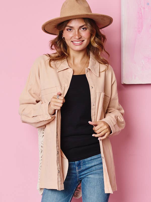 Camicia con colletto abbottonato per la vendita all'ingrosso da parte di Petal Dew