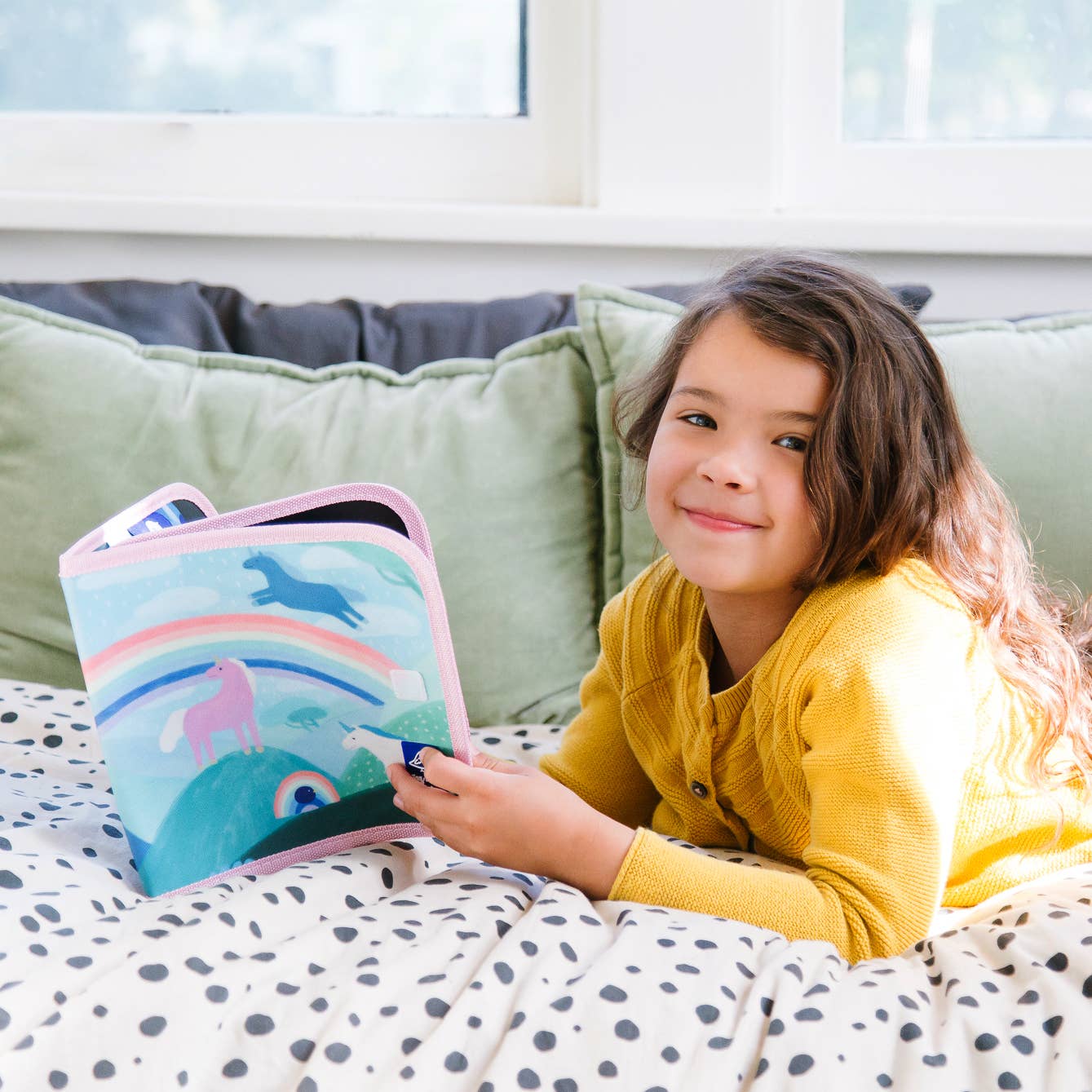 Jaq Jaq Bird - Vendita all'ingrosso Libro da colorare e attività - Bambini e neonati - Libro cancellabile a secco Unicorn Rainbow Activity2