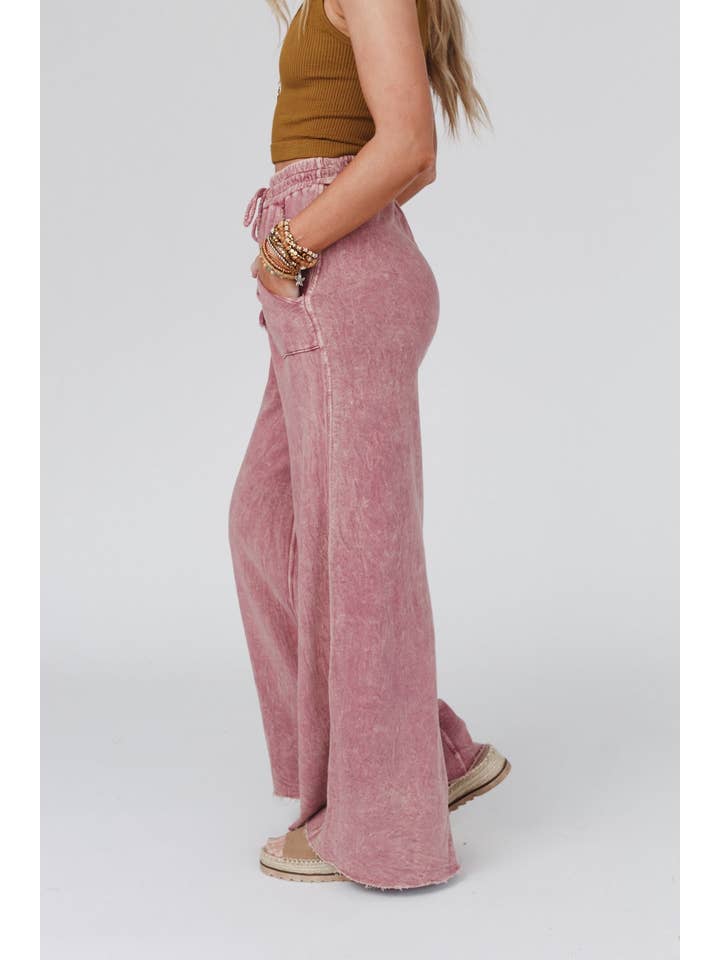 Three Bird Nest - Wholesale Pants - Women's - Relaxing Robin Wide Leg Pant - New Mauve1