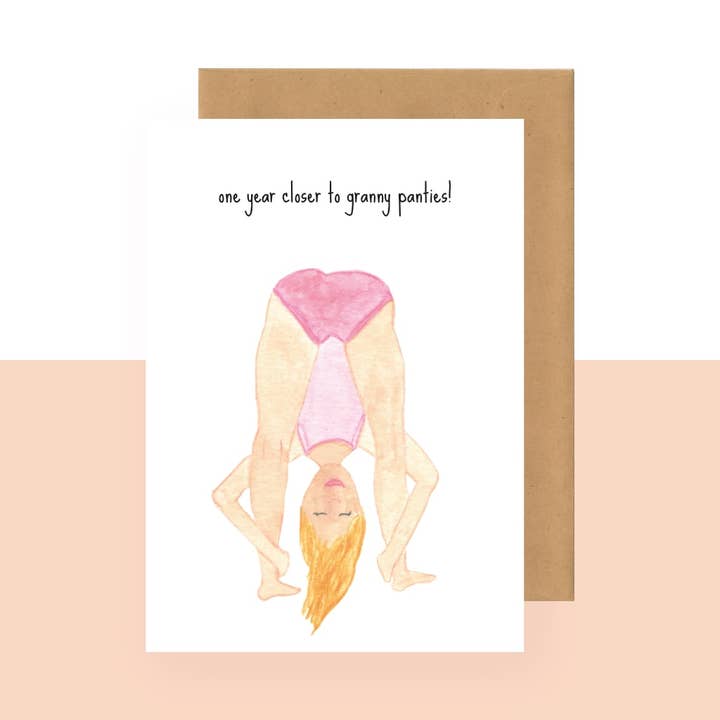 Postkarte - fast Oma-Höschen für den Großhandel von Studio Bertha