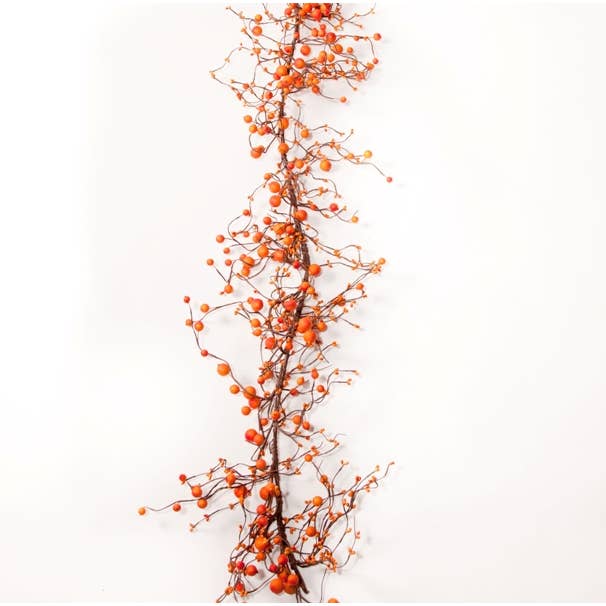 Guirnalda de bayas mixtas con bayas grandes, 55 pulgadas, naranja para venta al por mayor de KMI International Corp.