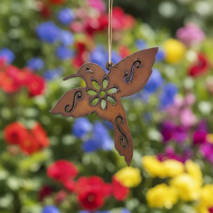 Universal Ironworks USA - Vendita all'ingrosso Decorazione - Ornamento colibrì GARDEN FRIEND